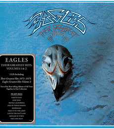 EAGLES - THEIR GREATEST HITS VOLUMES 1 Y 2 (BOX SET)  --  2  VINILOS