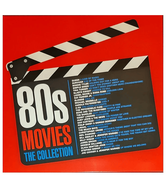THE 80 S MOVIES THE COLLECTION - VARIOUS ARTIST -- 2  VINILOS