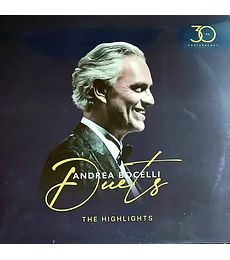 ANDREA BOCELLI - THE DUETS -- VINILO
