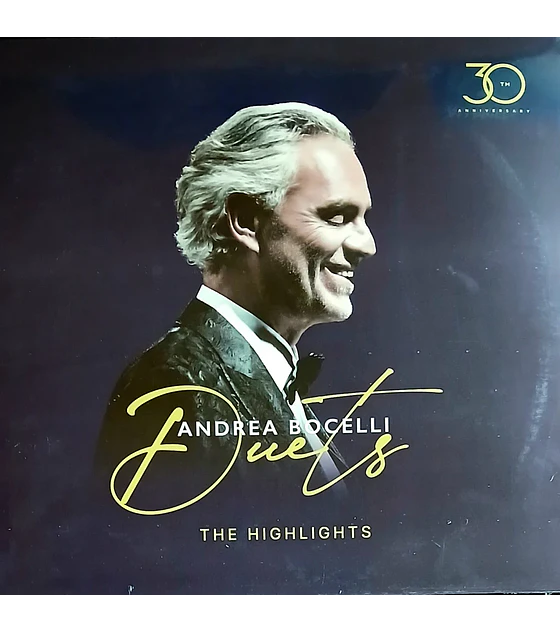 ANDREA BOCELLI - THE DUETS -- VINILO