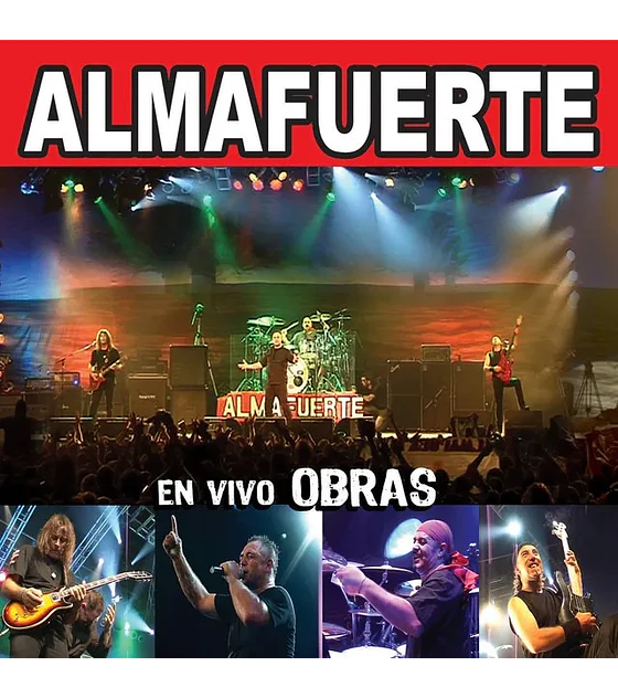 ALMAFUERTE – EN VIVO OBRAS -- 2 VINILOS + DVD
