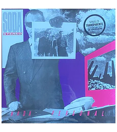 SODA STEREO - NADA PERSONAL (CLEAR VINYL) -- VINILO