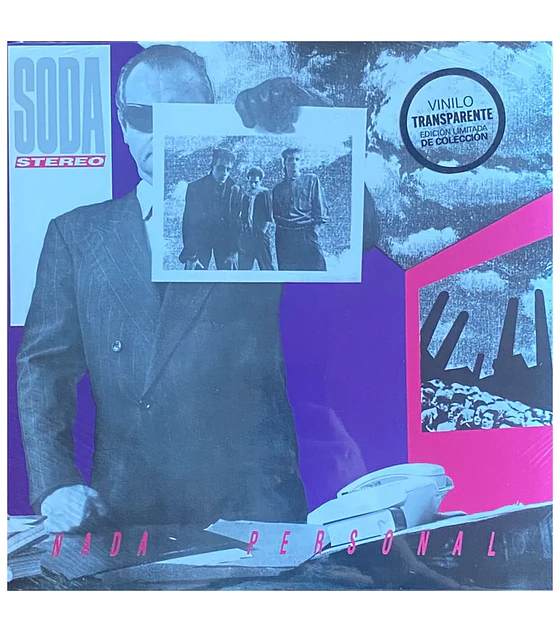 SODA STEREO - NADA PERSONAL (CLEAR VINYL) -- VINILO