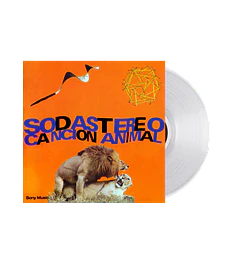 SODA STEREO - CANCION ANIMAL (CLEAR VINYL) -- VINILO