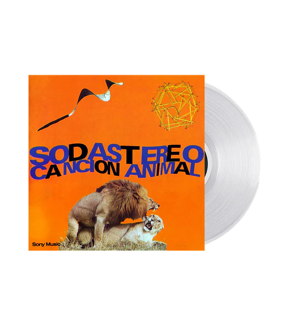 SODA STEREO - CANCION ANIMAL (CLEAR VINYL) -- VINILO