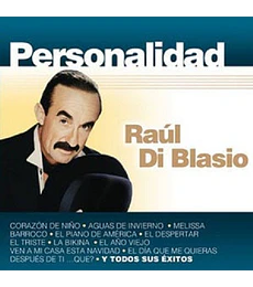 RAUL DI BLASIO – PERSONALIDAD -- CD  + DVD