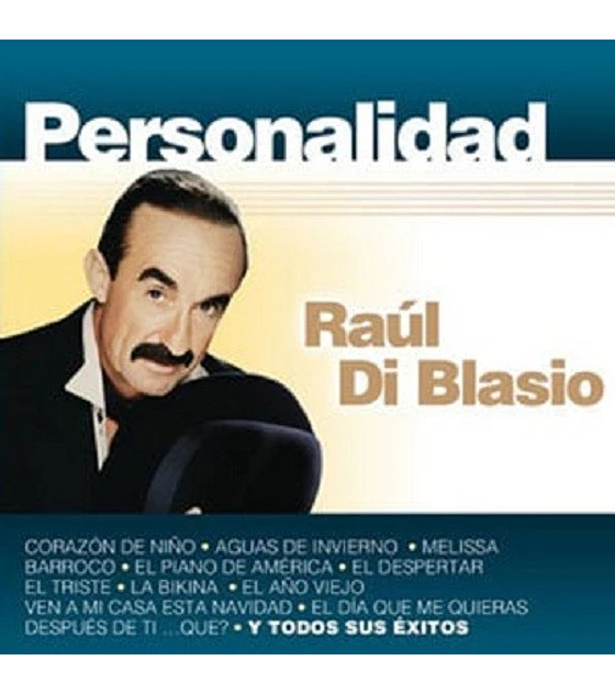 RAUL DI BLASIO – PERSONALIDAD -- CD  + DVD