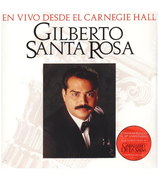 GILBERTO SANTA ROSA - EN VIVO DESDE EL CARNEGIE HALL  (150GRS/GATEFOLD) 3 VINILO