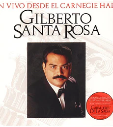 GILBERTO SANTA ROSA - EN VIVO DESDE EL CARNEGIE HALL  (150GRS/GATEFOLD) 3 VINILO