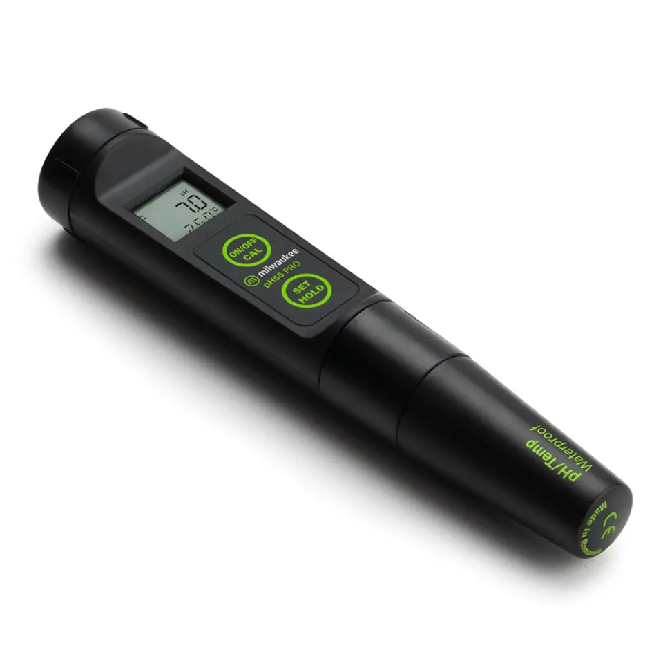 Milwaukee PH55 PRO Waterproof pH & Temperature Tester with ATC & a Replaceable ProbePH55 3