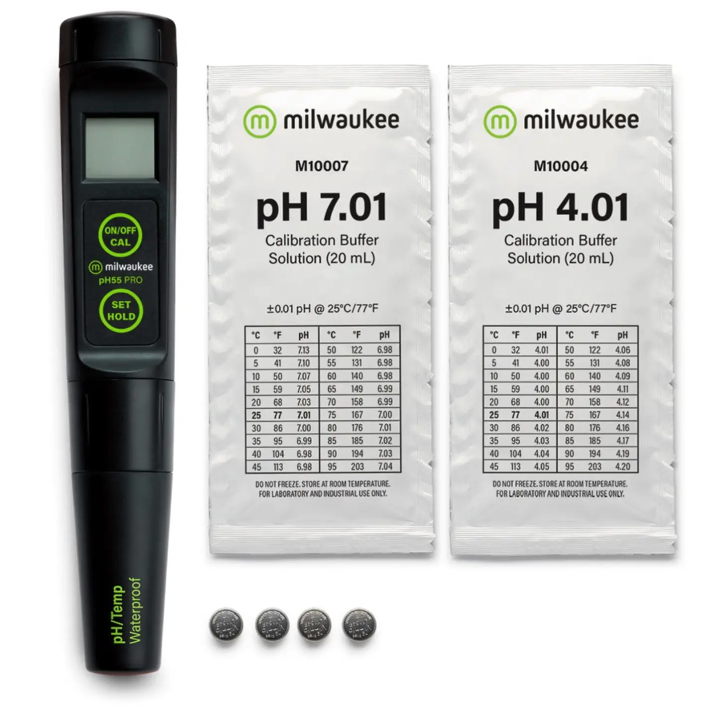 Milwaukee PH55 PRO Waterproof pH & Temperature Tester with ATC & a Replaceable ProbePH55 4