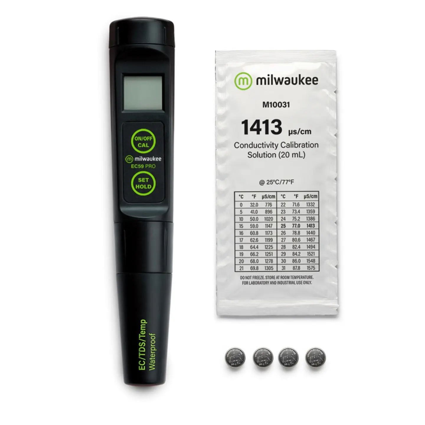 Milwaukee EC59 PRO Waterproof 3-in-1 Conductivity / TDS & Temperature Tester with Replaceable Probe 4