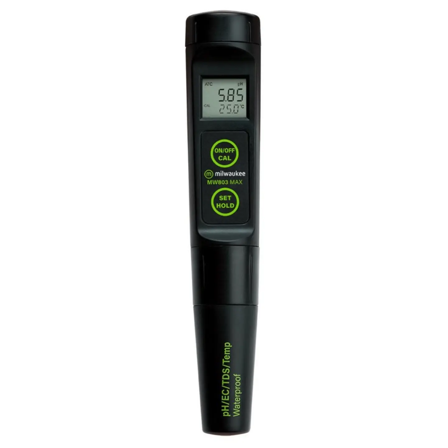 Milwaukee MW803 MAX Waterproof Low Range 4-in-1 pH / EC / TDS/Temp Tester with Replaceable Probe 1