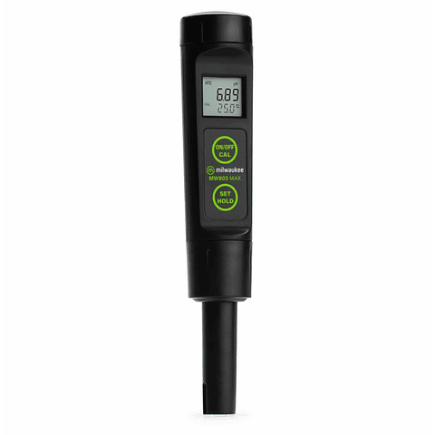 Milwaukee MW803 MAX Waterproof Low Range 4-in-1 pH / EC / TDS/Temp Tester with Replaceable Probe