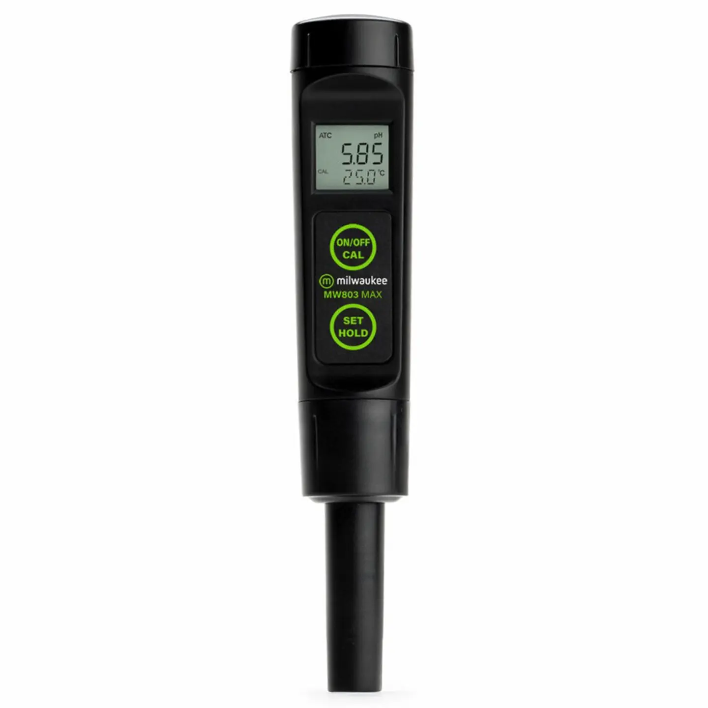 Milwaukee MW803 MAX Waterproof Low Range 4-in-1 pH / EC / TDS/Temp Tester with Replaceable Probe 4