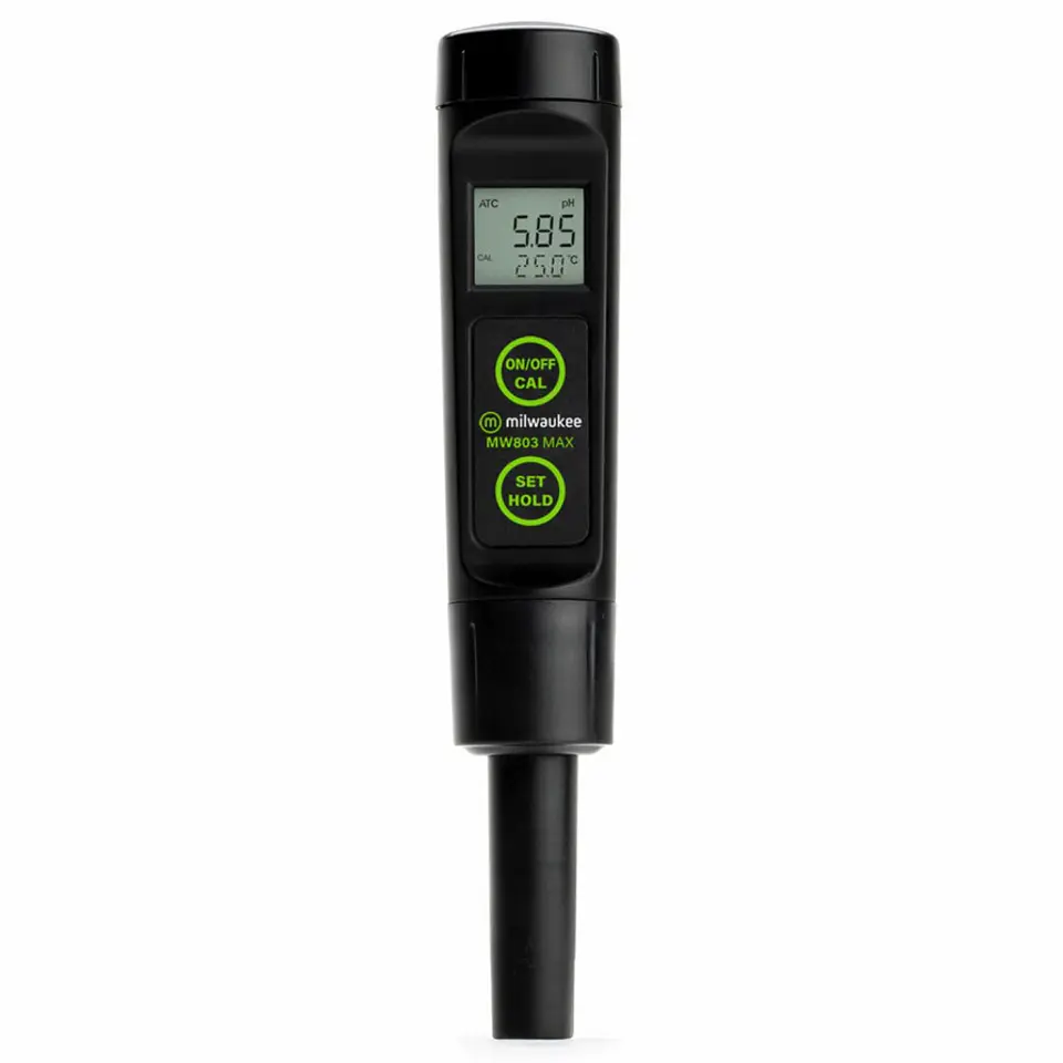 Milwaukee MW803 MAX Waterproof Low Range 4-in-1 pH / EC / TDS/Temp Tester with Replaceable Probe 4