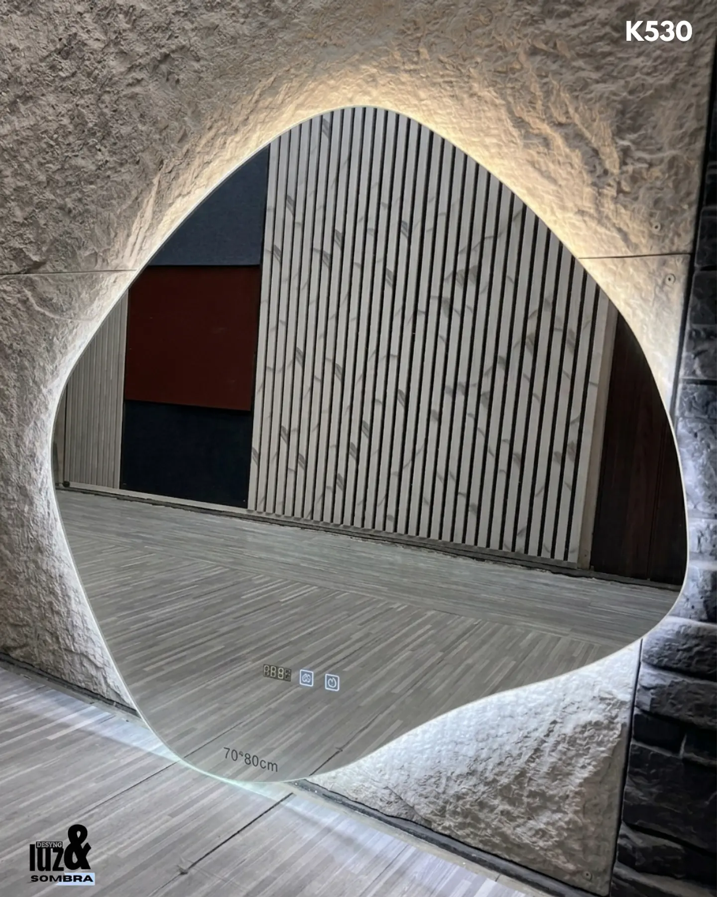 ESPEJO LED ANTIEMPAÑANTE PARA BAÑO 70*80CM 1