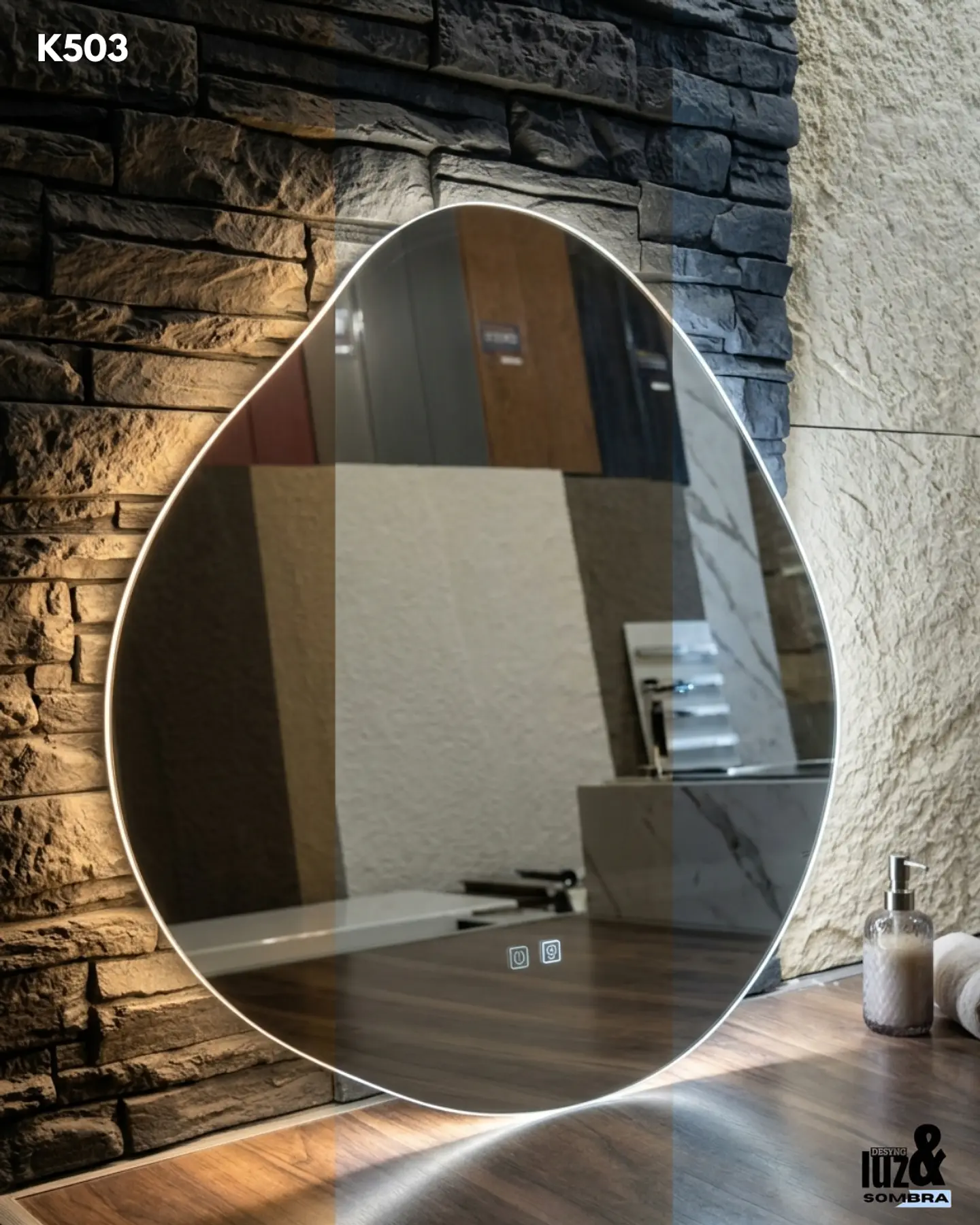 ESPEJO LED ANTIEMPAÑANTE PARA BAÑO 60*80CM 1