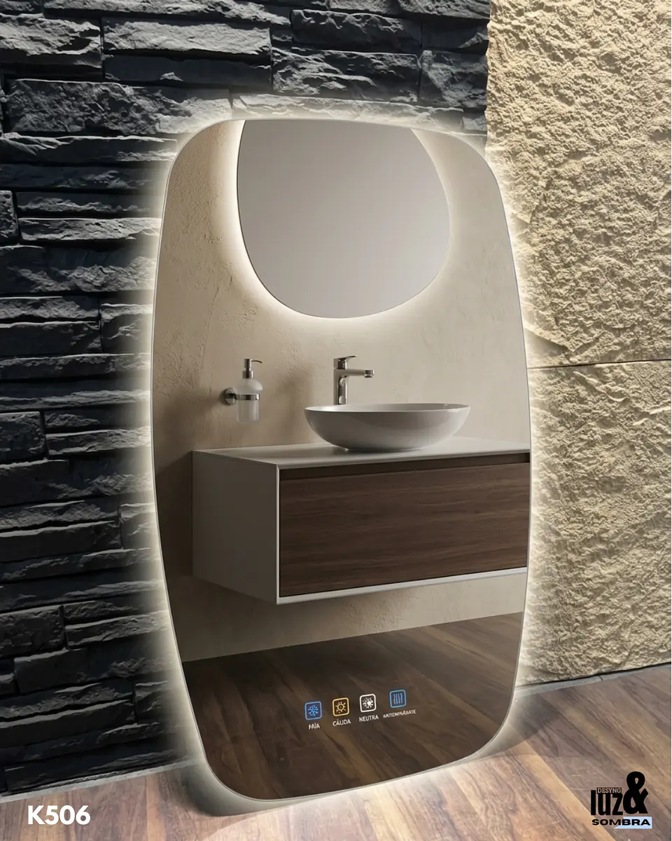 ESPEJO LED ANTIEMPAÑANTE PARA BAÑO 60*80CM 1