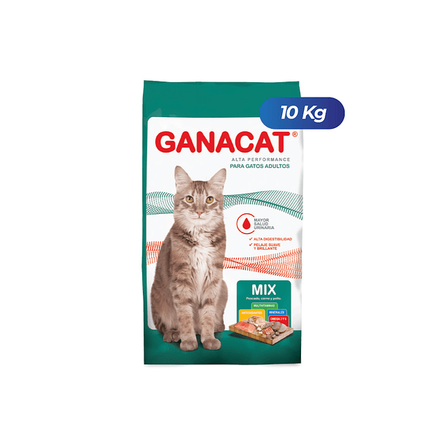 Ganacat Gato 10 Kg Mix