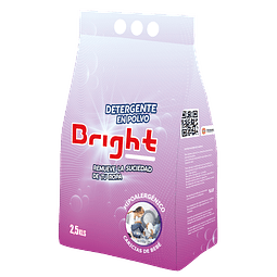 Detergente Hipoalergénico Bright Caricias de bebé 2,5 KG