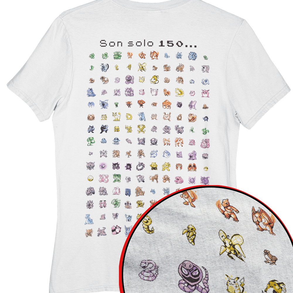 Polera Pokémon Primera Pokerap