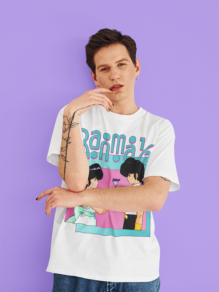 Akane y Ranma (Polera Regular Fit) 3
