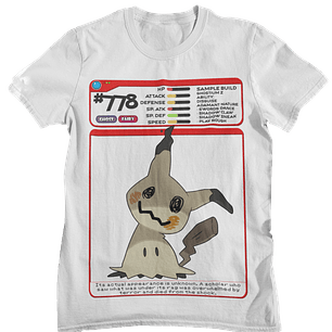 Polera Pokedex Mimikyu