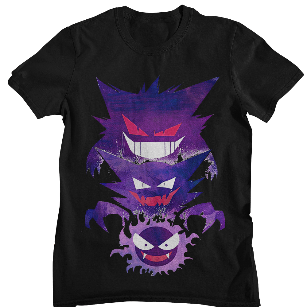 Polera Pokémon Gengar Evolutions