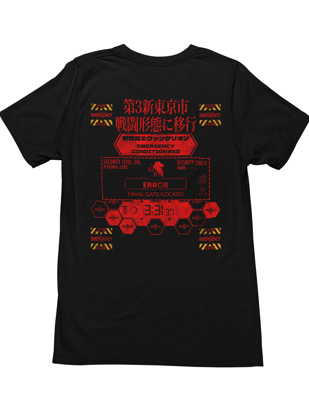 Evangelion Nerv (Polera Regular Fit) 3