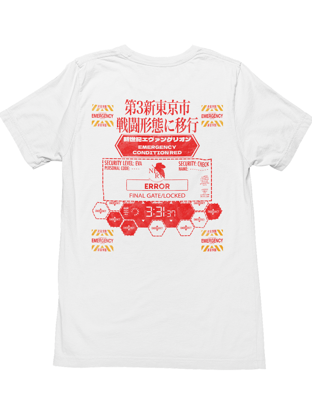 Evangelion Nerv (Polera Regular Fit) 5