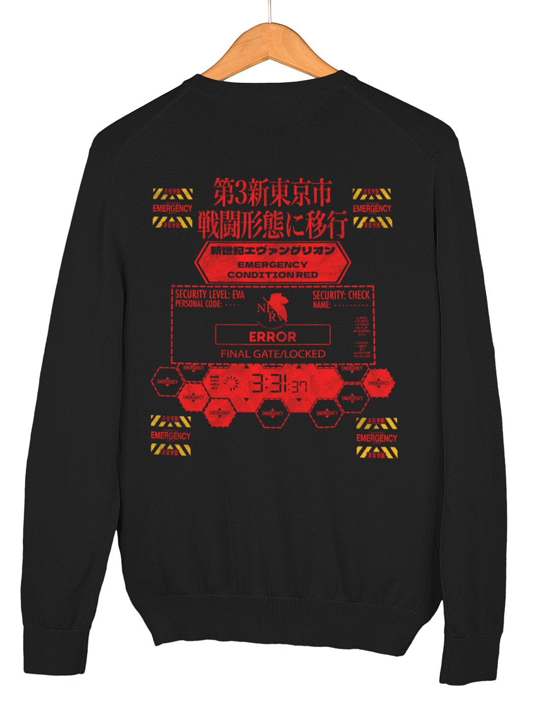 Evangelion Nerv (Polerón Cuello Polo) 3