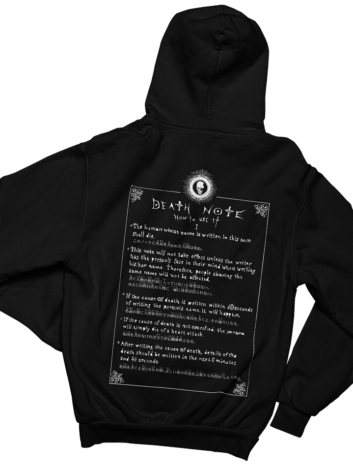 Death Note Instrucciones (Hoodie) 1