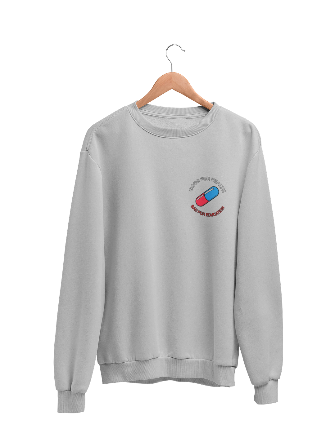 Good for Health Bad for Education (Polerón Cuello Polo) 3