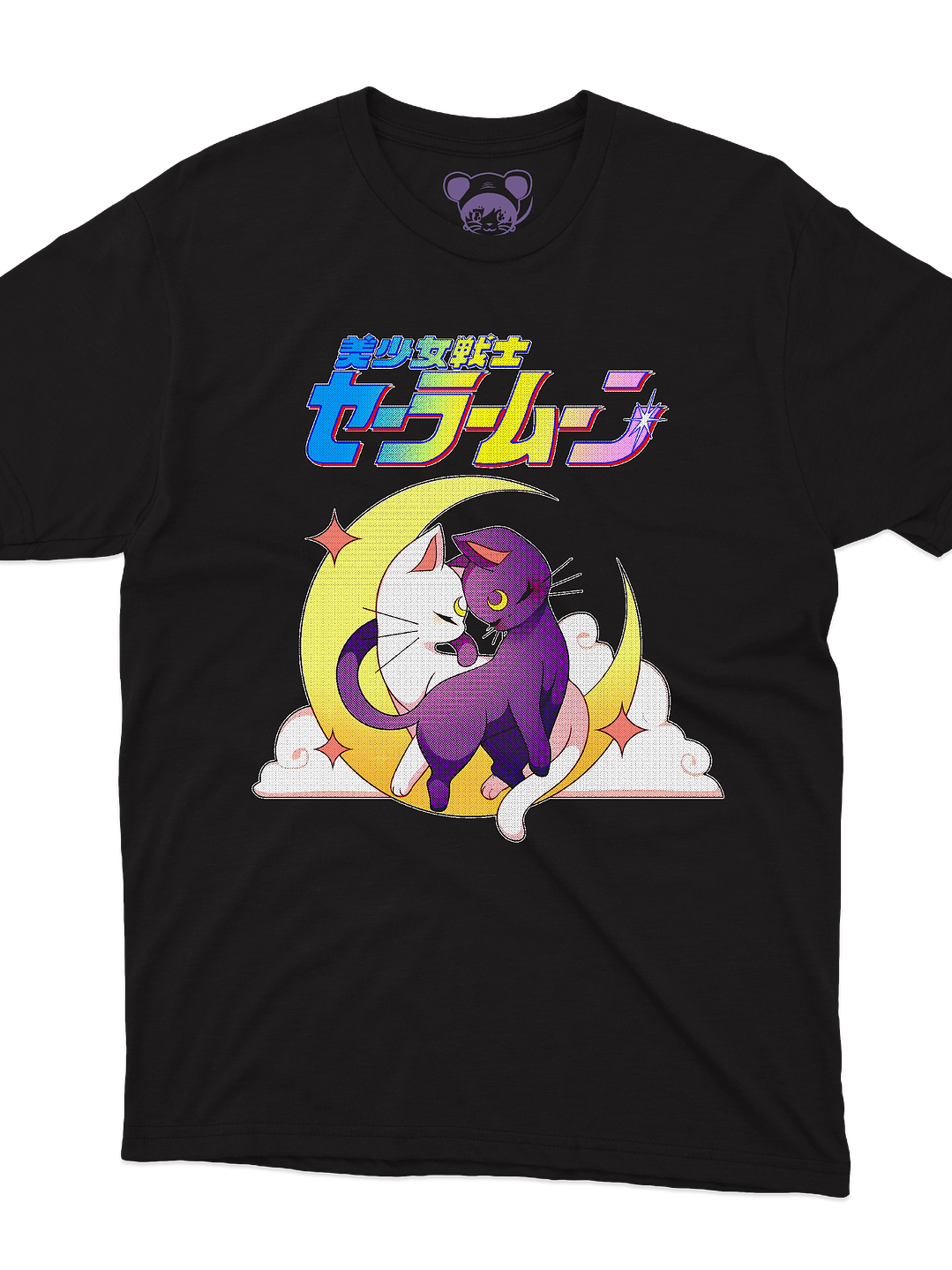 Sailor Moon Luna y Artemis (Polera Regular Fit) 1