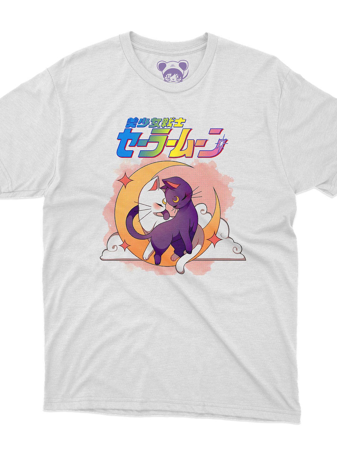Sailor Moon Luna y Artemis (Polera Regular Fit) 2