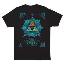 Polera Zelda Trifuerza - NEGRO