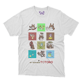 Polera Totoro Cuadros