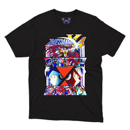 Polera Megaman X4 - NEGRO