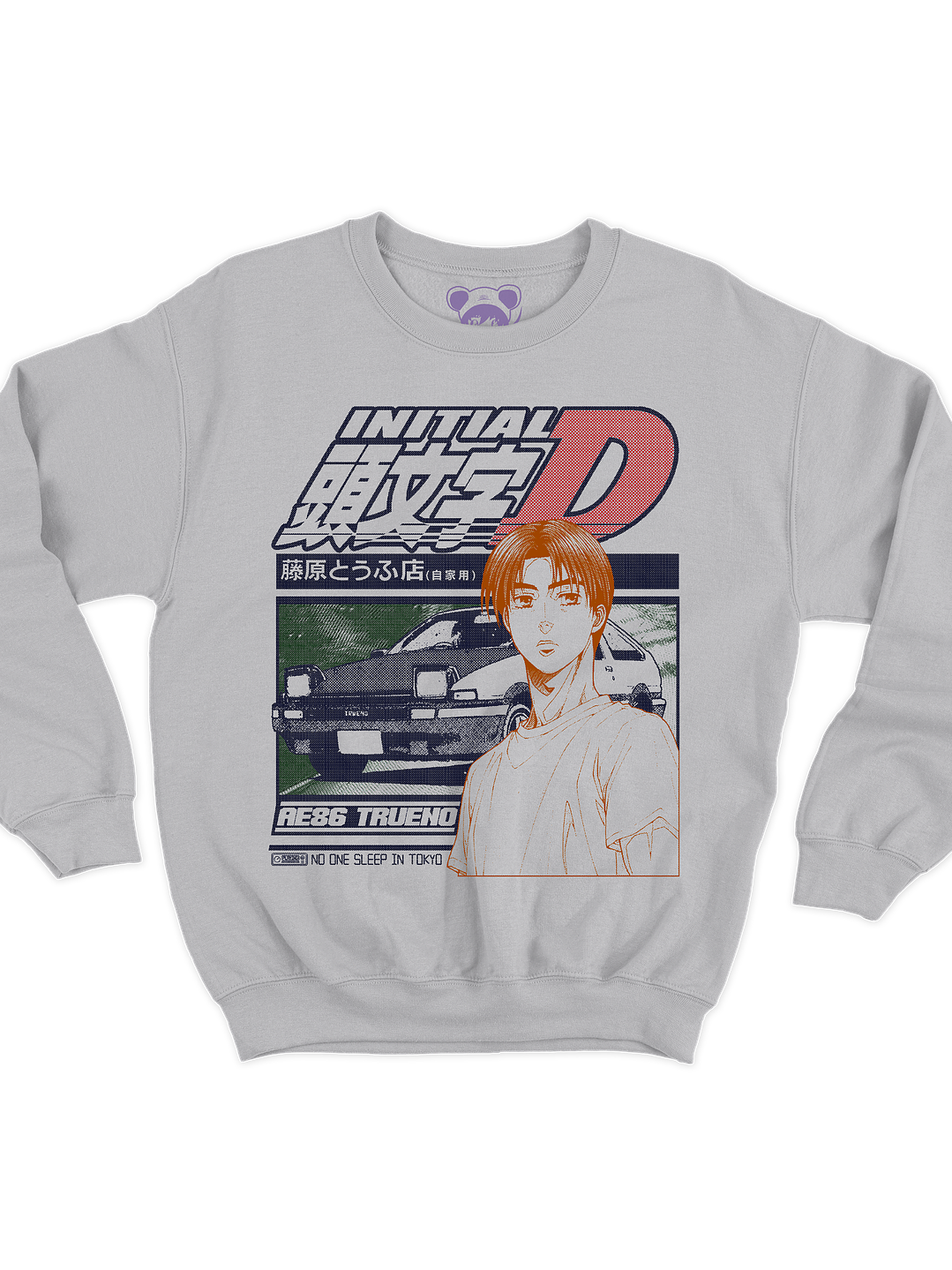 Initial D Takumi AE86 TRUENO (Polerón Cuello Polo) 1