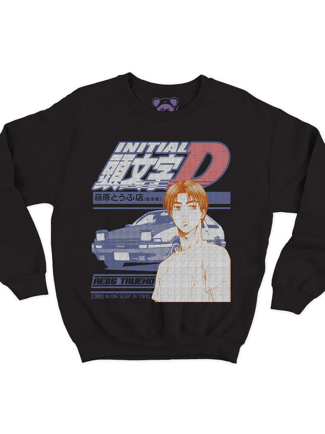 Initial D Takumi AE86 TRUENO (Polerón Cuello Polo) 2
