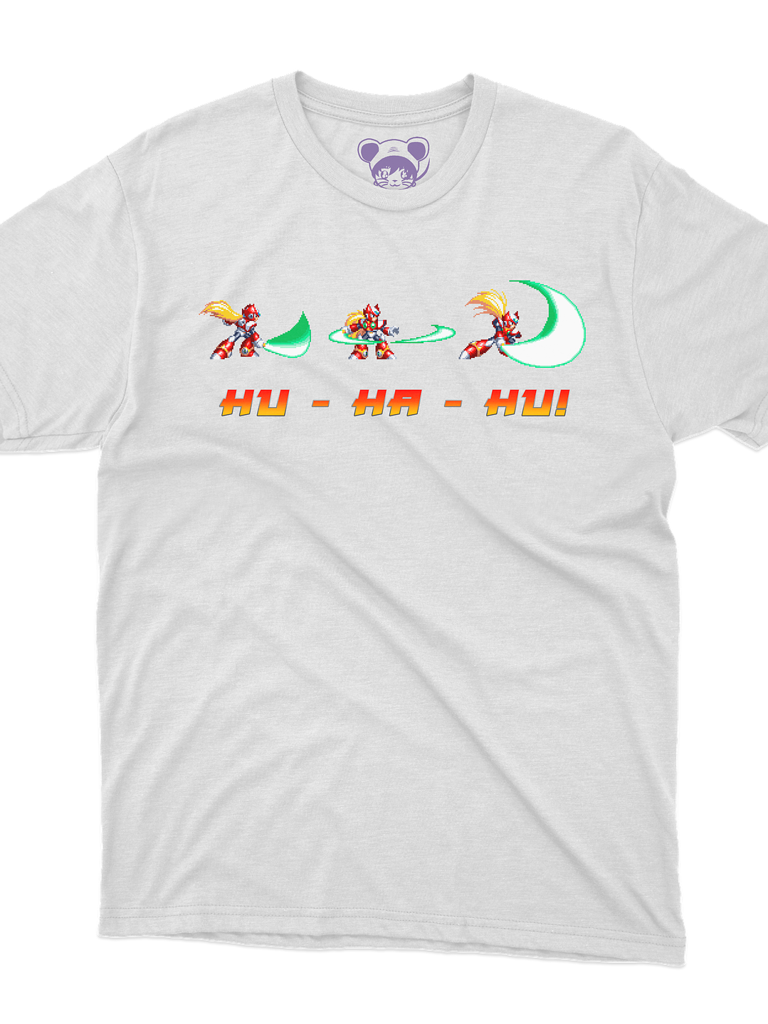 Megaman X Zero HU HA HU (Polera Regular Fit) 2