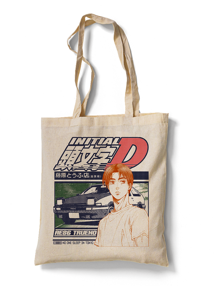 Initial D Takumi AE86 TRUENO (Totebag) 1