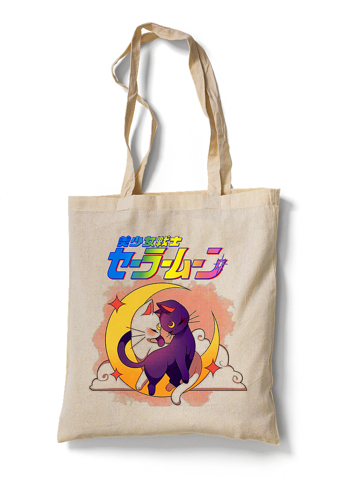 Sailor Moon Luna y Artemis (Totebag) 1