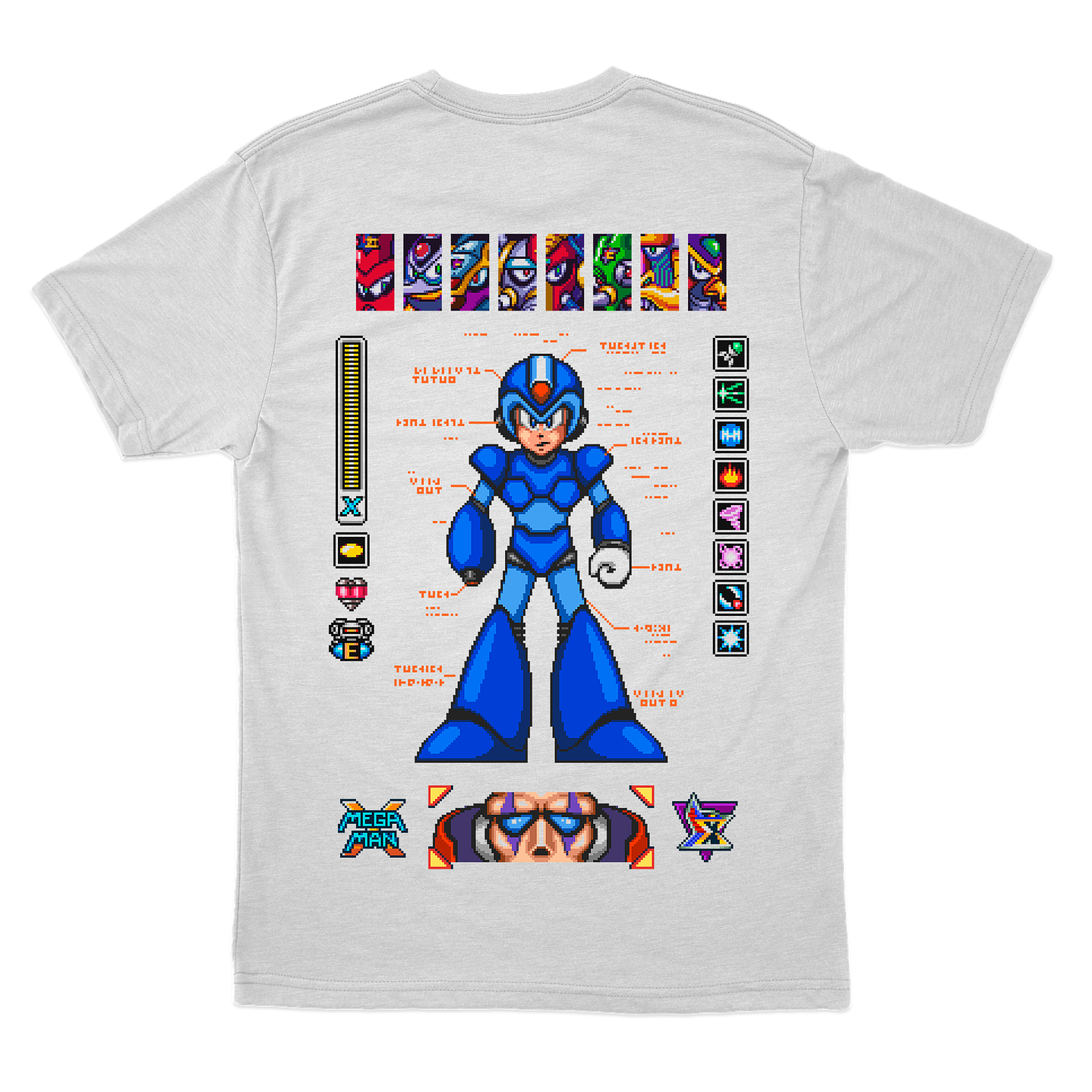 Polera Megaman X 3