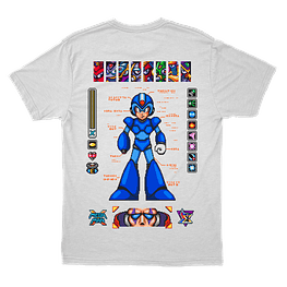 Polera Megaman X - BLANCO