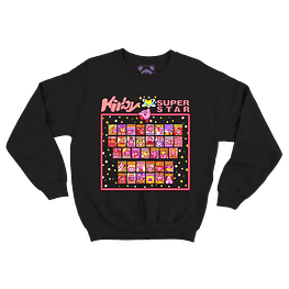 Polerón Kirby Super Star - NEGRO