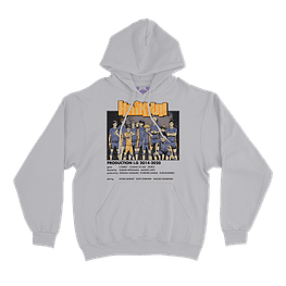 Hoodie Ficha Haikyuu - GRIS CLARO