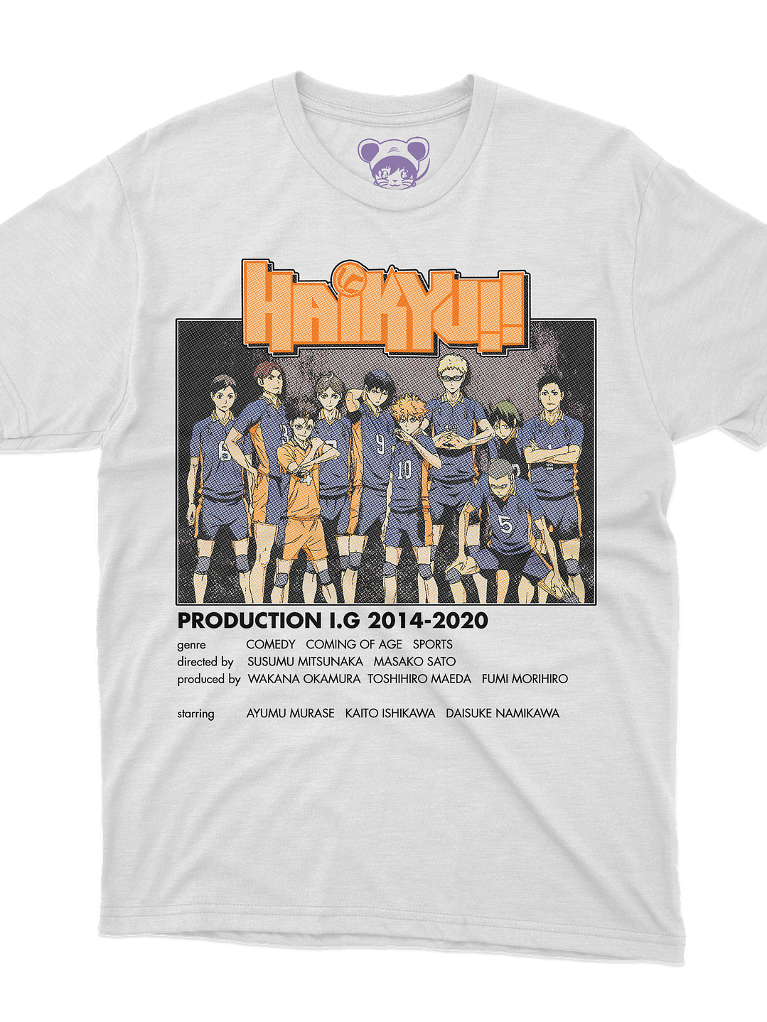 Ficha Haikyuu (Polera Regular Fit) 1