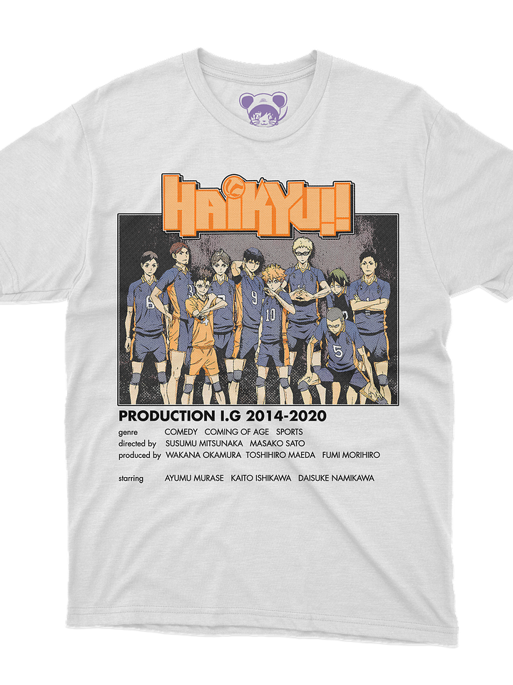 Ficha Haikyuu (Polera Regular Fit) 1